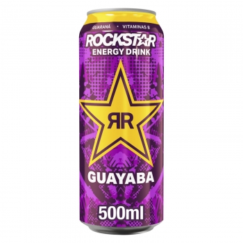 Rockstar Guava Bebida Energética sabor tropical lata 50 cl.