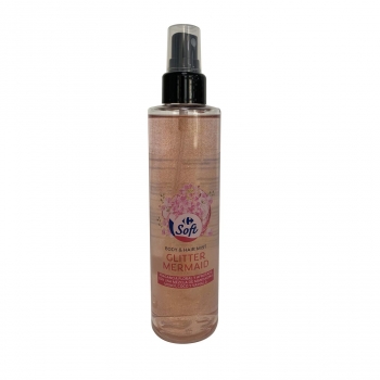 Body spray glitter Carrefour Soft 200 ml.