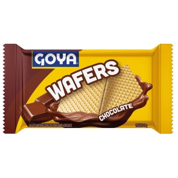 Galletas wafer rellenas de chocolate Goya 95 g.