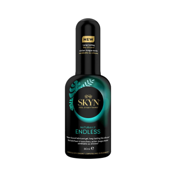 Gel lubricante de base acuosa, de larga duración similar a la silicona Naturally Endless Skyn 80 ml.