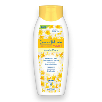 Gel intima esencias delicadas jazmín blanco Vagisil 250 ml.