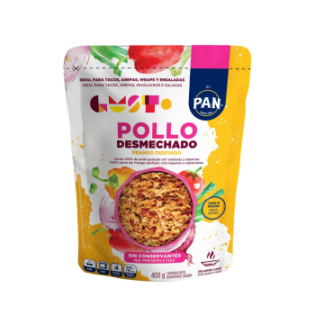 Pollo desmechado P.A.N. 400 g.