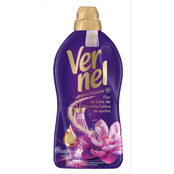 Suavizante concentrado flor de loto de ensueño Aromaterapia Vernel 75 lavados