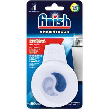 Ambientador para lavavajillas fragancia fresca Finish 60 lavados.