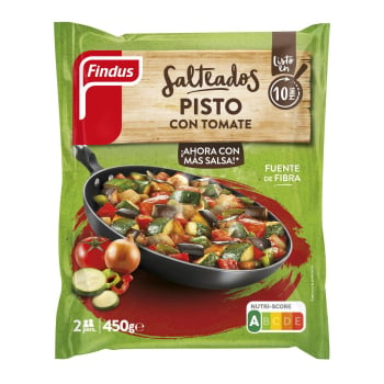 Pisto con tomate Findus 450 g.