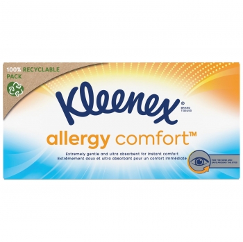 Pañuelos allergy comfort Kleenex 56 ud.