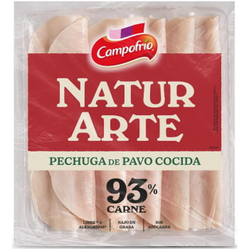 Pechuga de pavo cocida Campofrio Natur Arte 105 g.