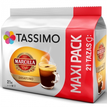 Café molido Desayuno Tassimo Marcilla 163,8 g.