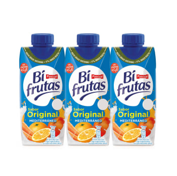 Zumo Mediterráneo Original Bifrutas pack de 3 briks de 33 cl.