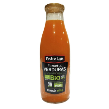 Fumet de verduras ecológico Pedro Luis sin gluten botella 1 l.