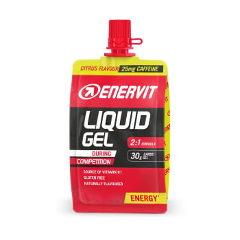 Gel líquido energético citrus cafeína Enervit sin gluten 60 g.