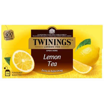 Té negro con limón en bolsitas Twinings 25 ud.