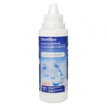Solución unica de lentillas Carrefour 100 ml.