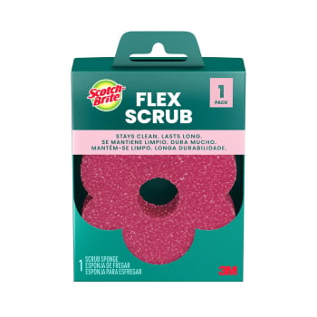 Estropajo No Raya Flor SCOTCH-BRITE Flex Scrub