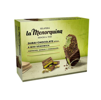 Mini Sandwich Dubai Chocolate La Menorquina 6 ud.