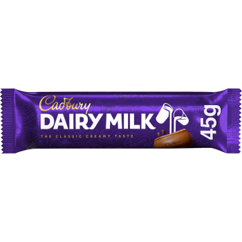 Barrita de chocolate con leche Dairy Milk Cadbury 45 g.