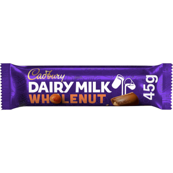 Barrita de chocolate con leche y avellanas dairy milk Cadbury 49 g.