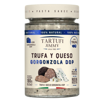 Salsa de trufa y queso gongonzola Tartufy Jimmy 180 g.