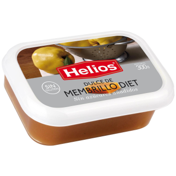 Dulce de membrillo Helios sin gluten y sin azúcar añadido 300 g.