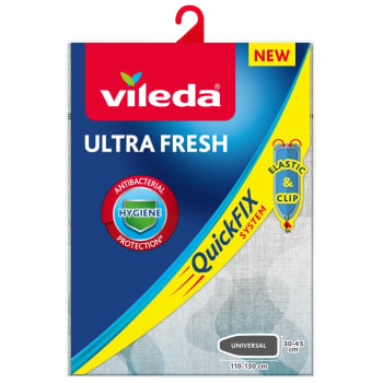 Funda Tabla de Planchar Antibacterias VILEDA Ultra Fresh Quick Fix