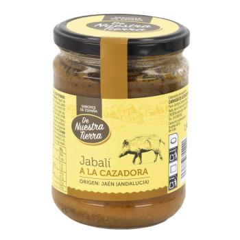 Jabalí a la cazadora De Nuestra Tierra 215 g.