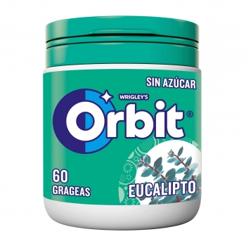 Chicles sabor eucalipto Orbit 60 ud.