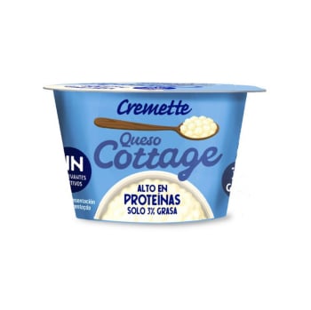Queso fresco cottage Cremette TGT 180 g.