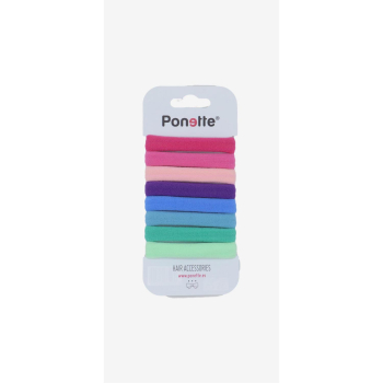 Goma básica grande multicolor Ponette 8 ud.