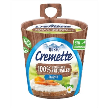 Crema de queso natural Cremette 150 g.