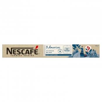 Café lungo arábica en cápsulas Américas Nescafé compatible con Nespresso 10 ud.