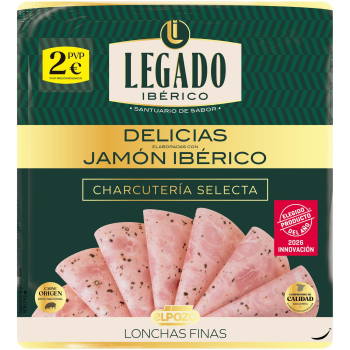 Delicias ibéricas en lonchas finas Legado ElPozo sin gluten 130 g