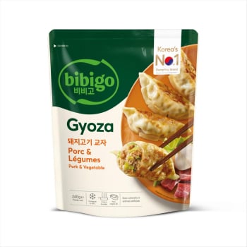 Gyoza de cerdo & vegetales Bibigo 240 g.
