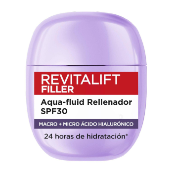 Aqua-fluid rellenador SPF30 Revitalift Filler L'Oréal Paris 40 ml.
