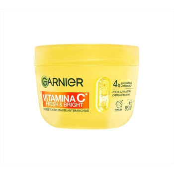 Crema facial sorbete hidratante antimanchas Vitamin C Fresh & Bright Garnier 85 ml.