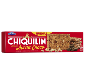 Galleta de avena con pepitas de chocolate Artiach Chiquilín 180 g.