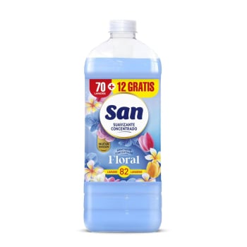 Suavizante concentrado san floral 70 lavados.