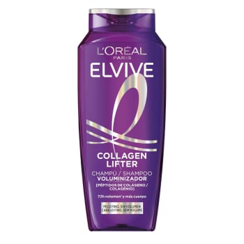 Champú voluminizador Collagen Lifter Elvive L'Oréal Paris 700 ml.