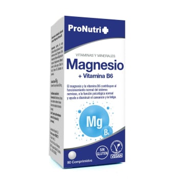 Magnesio + Vitamina B6 ProNutri sin gluten 90 ud.