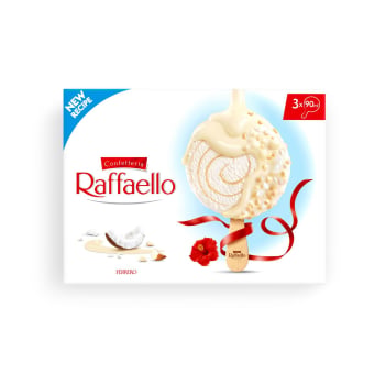 Helado bombón Rafaello 3 ud.