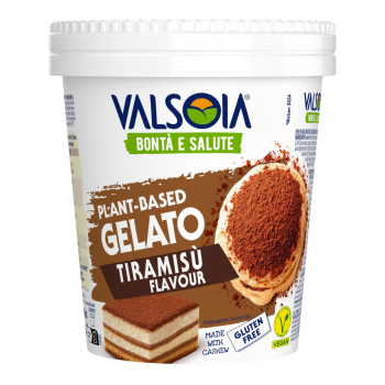 Helado tiramisú Valsoia sin gluten 300 g.