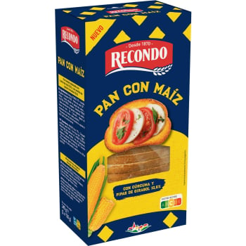Pan tostado con maíz, cúrcuma y pipas de girasol Pasquier 310 g.