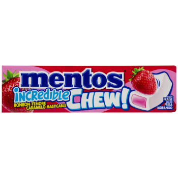 Caramelos masticables sabor fresa Mentos 20 ud.