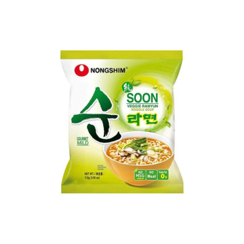Fideos de verduras Nongshim 112 g.
