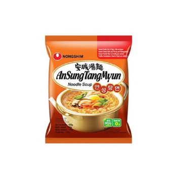 Sopa de fideos de Ansungtangmyun Nongshim 125 g.