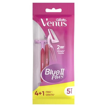 Maquinillas desechables Blue II Plus Venus Gillette 4 ud.