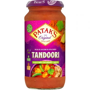Salsa Tandoori Patak sin gluten 450 g.
