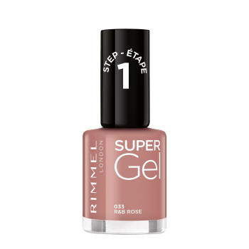 Esmalte de uñas Super Gel 033 rosa Rimmel London 1 ud.