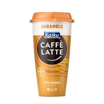 Café latte caramelo Kaiku sin gluten 230 ml.