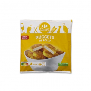 Nuggets de pollo Carrefour Classic' 500 g.