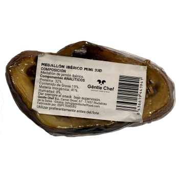 Snack medallón ibérico mini para perro Gentle Chef 1 ud